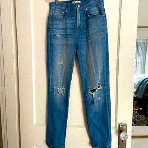 Madewell Perfect Vintage Jean, distressed